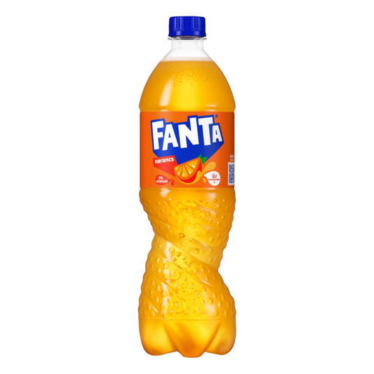 Fanta narancs ízű szénsavas üdítőital cukorral és édesítőszerekkel 1 l