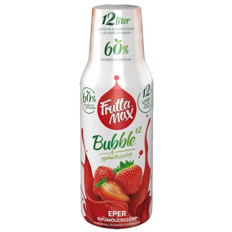 Frutta Max gyümölcsszörp 0,5 l eper
