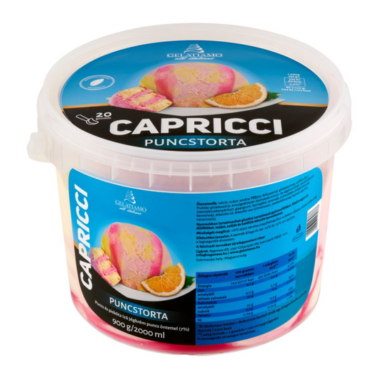 Gelatiamo Capricci jégkrém 2000 ml puncstorta
