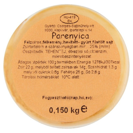Cserpes parenyica sajt 150 g