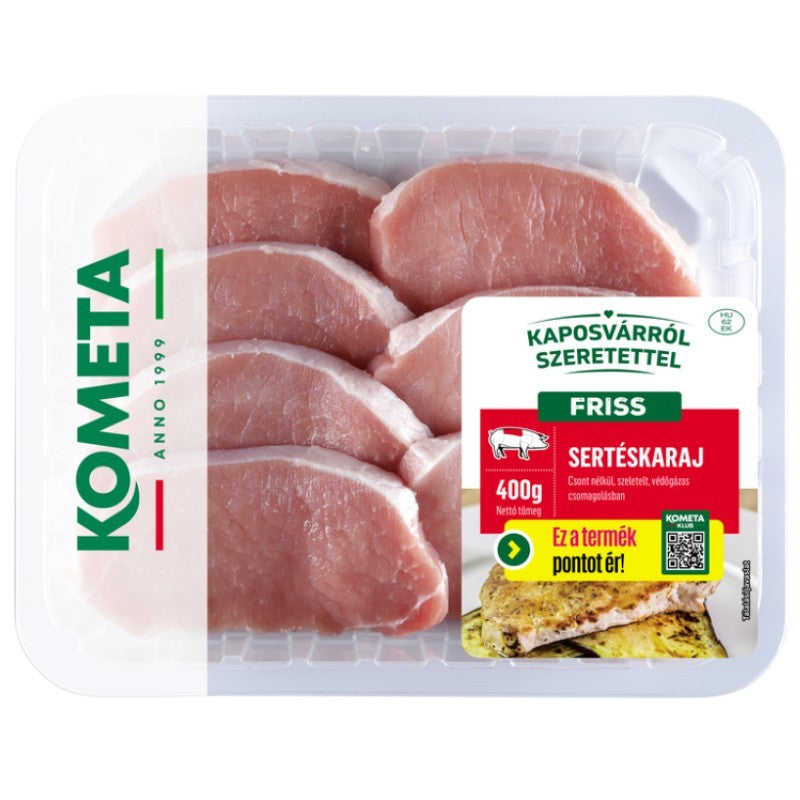 Kometa Friss sertéskaraj 400 g szeletelt