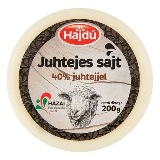 Hajdú juhtejes sajt 200 g 40% juhtejjel