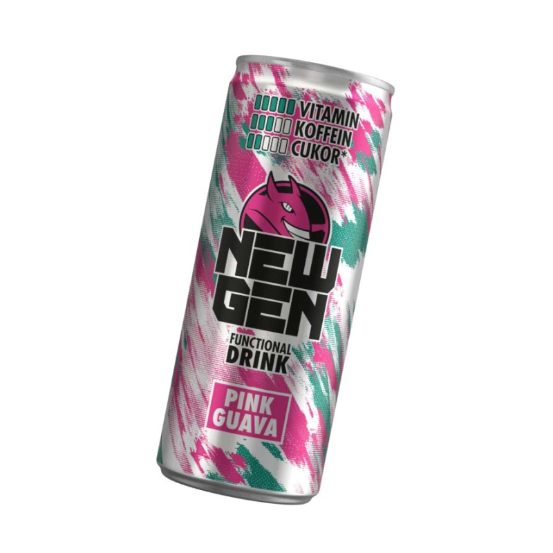Hell New Gen szénsavas ital 250 ml pink guava