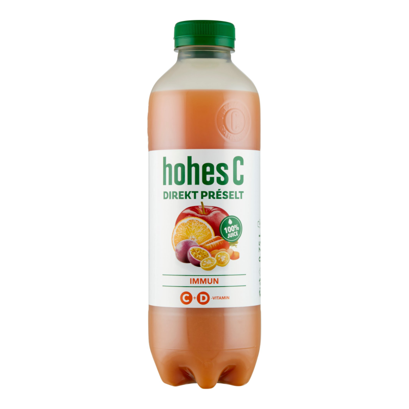 hohes C direkt préselt 100% gyümölcslé 0,75 l Immun