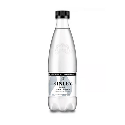 Kinley Tonic Zéro cukor szénsavas üdítőital 0,5 l grapefruit és narancs árnyalataival