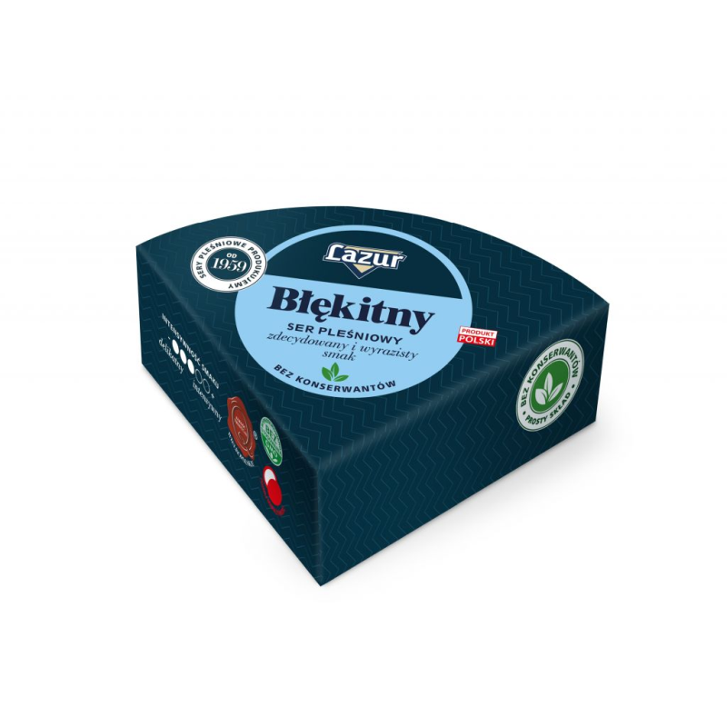 Lazur kék márványsajt negyed (kb. 0,3 kg)