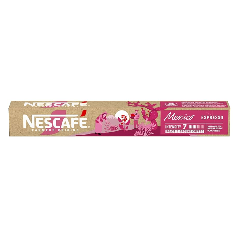 Nescafé Farmers Origins kávékapszula Mexico Espresso kávékapszula 44 g 10 db Nespresso ®kávégép kompatibilis termék