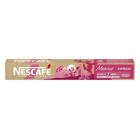 Nescafé Farmers Origins kávékapszula Mexico Espresso kávékapszula 44 g 10 db Nespresso ®kávégép kompatibilis termék