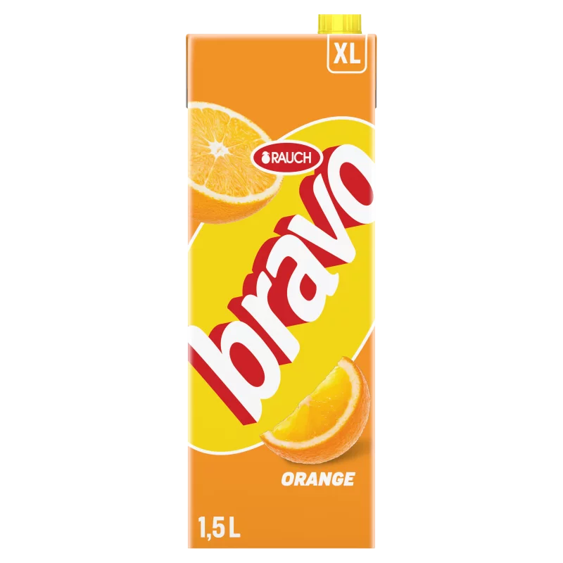 Rauch bravo gyümölcsital 1,5 l narancs 12 %