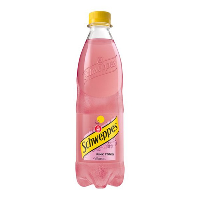 Schweppes Pink Tonic szénsavas üdítőital 0,5 l cukorral és édesítőszerekkel