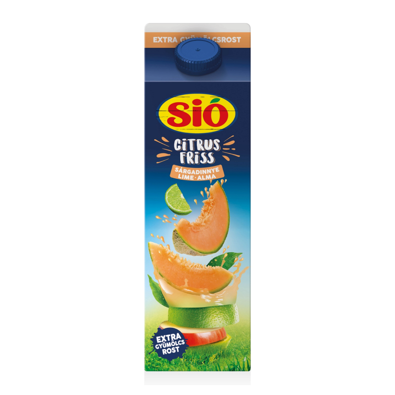 Sió CitrusFriss 1 l sárgadinnye-lime-alma ital 11% gyümölcshússal