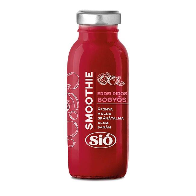 Sió Smoothie 0,25 l erdei piros bogyós 100%