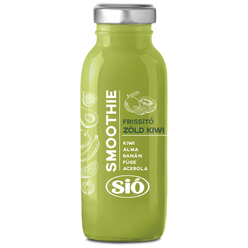Sió Smoothie 0,25 l frissítő zöld kiwi 100%