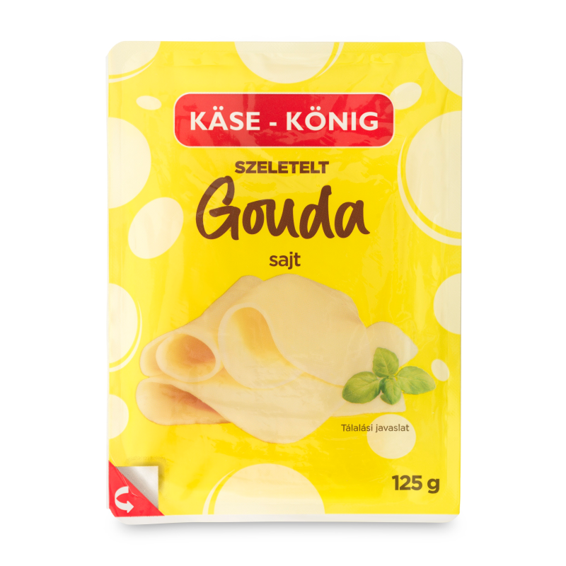 Käse-König Gouda szeletelt sajt 125 g