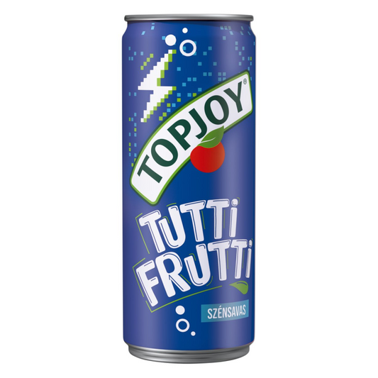 Topjoy szénsavas üdítőital 0,33 l tutti-frutti ízű